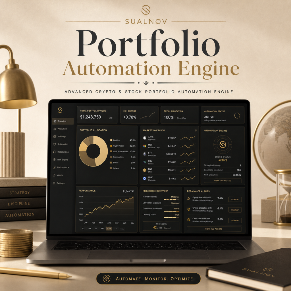 Advanced Crypto & Stock Portfolio Automation Engine