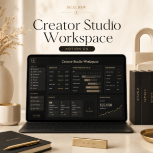 Creator Studio Workspace (Notion OS)