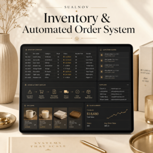 Small Business Inventory & Automated Order System (Airtable)