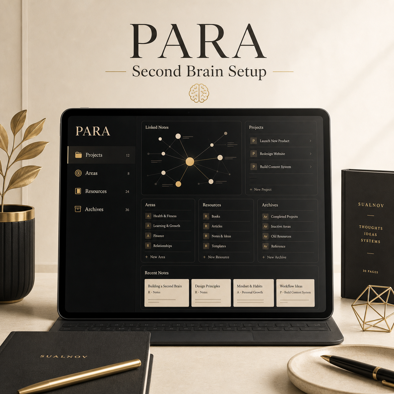 The Para Method: Second Brain Setup (Notion/Obsidian)